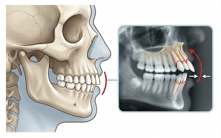 齒性暴牙(Dental Protrusion):主要由牙齒角度傾斜引起,顎骨結構相對正常。矯正較容易,通常不需手術。